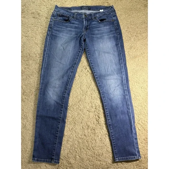 Lucky Brand Charlie Skinny Jeans Women 6/28 A Low Rise Preppy - Picture 1 of 11